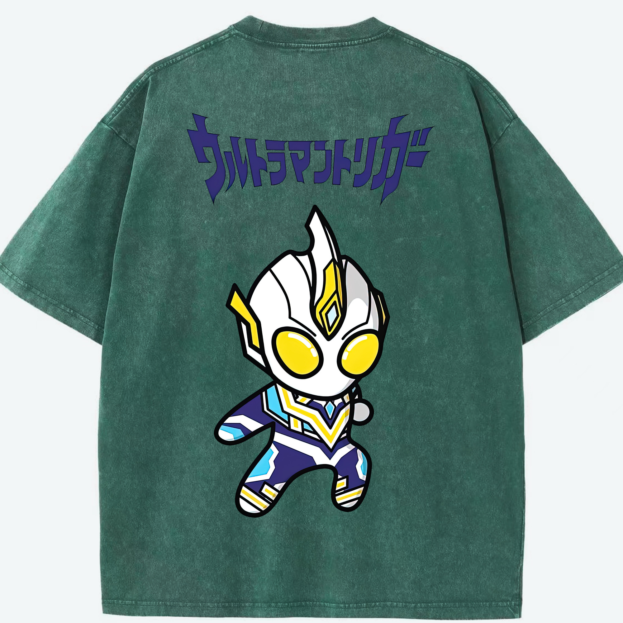 （画像用） ウルトラマン Ultraman 綿100% ヴィンテージ風 半袖Tシャツ（背面プリント）